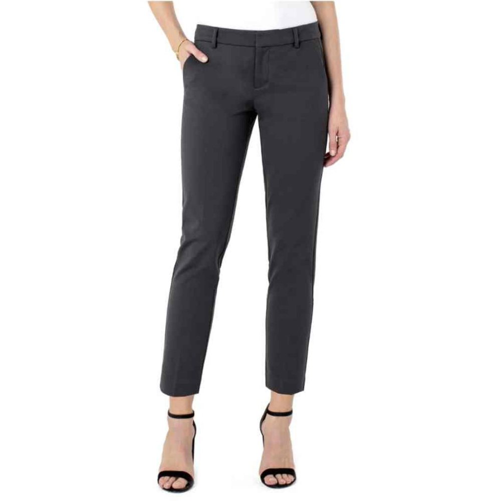 Liverpool Kelsey Trouser, Dark Shadow Grey, NWT, Size 8